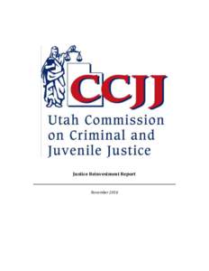 Justice Reinvestment Report  November 2014  