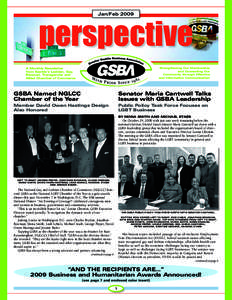 perspective Jan/Feb 2009 Strengthening Our Membership and Connecting Our Community through Effective