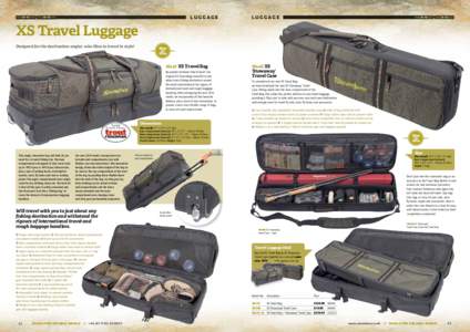 LUggage  LUggage XS Travel Luggage Designed for the destination angler, who likes to travel in style!