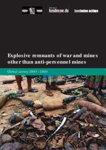 Explosive remnants of war and mines other than anti-personnel mines Global survey 2003 –2004
