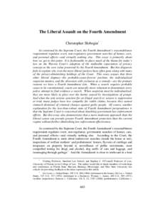 Fourth Amendment to the United States Constitution / Probable cause / Reasonable suspicion / Terry v. Ohio / New Jersey v. T. L. O. / United States v. Place / Search warrant / Border search exception / United States v. Martinez-Fuerte / Law / Searches and seizures / Case law