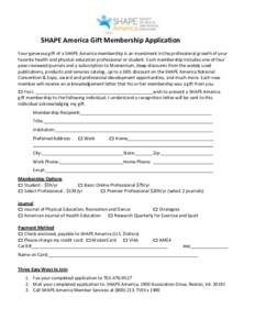 Microsoft Word - AAHPERD Gift Membership Application