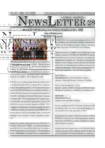 Global Mapping News Letter No. 28