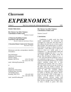 Classroom  EXPERNOMICS