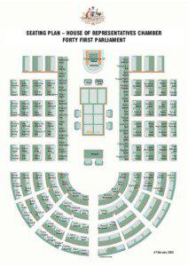 Seating Plan: House of Representatives Chamber: 8 February 2005