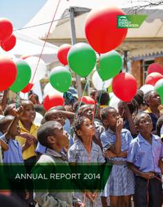 PUMA ENERGY FOUNDATION  ANNUAL REPORT 2014 ANNUAL REPORT 2014