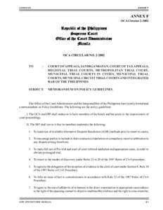 Court systems / Integrated Bar of the Philippines / Pasig / Continuing legal education in the Philippines / Federal Rules of Civil Procedure / Motion / Filing / Supreme court / Nimfa C. Vilches / Law / Philippines / Legal procedure