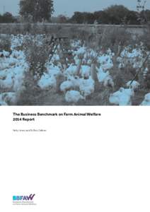 REPORT The Business Benchmark on Farm Animal Welfare 2014 Report