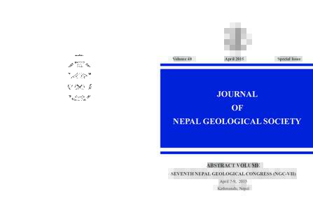 Volume 48	  April 2015		Special Issue JOURNAL OF