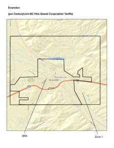 Evanston (per CenturyLink QC f/k/a Qwest Corporation Tariffs) Evanston  BRA