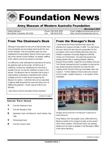 Royal Australian Regiment / Balmoral / Army Museum of Western Australia / 3rd/4th Cavalry Regiment / Military history by country / Battle of Coral–Balmoral / Military