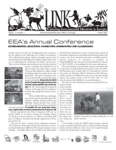 Volume 12, Number 1  The Environmental Education Alliance of Georgia Winter 2003