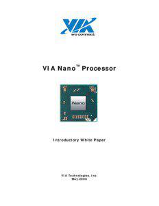 VIA Nano Processor white paper[removed]
