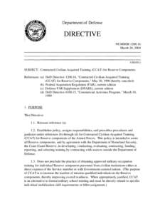 DoD Directive, March 20, 2004