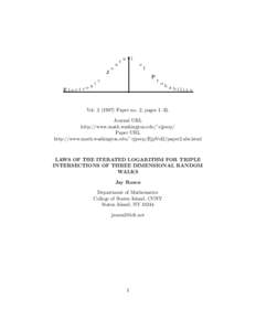 Central limit theorem / Covariance / operator / Jet bundle
