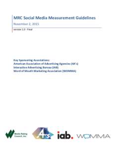 Microsoft Word - MRC Social Measurement Guidelines v1.0 Final (Track Changes).docx