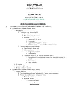 Civil procedure / Federal Rules of Civil Procedure / Joinder / Interpleader / Collateral estoppel / Motion in United States law / Res judicata / Judgment / Estoppel / Impleader / Summary judgment / Default judgment