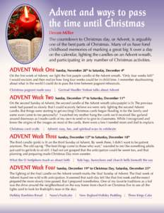 Floristry / Advent / Catholic liturgy / Liturgical calendar / Advent wreath / Gaudete Sunday / Wreath / Christmas Eve / Candle / Christianity / Christmas / Christmas traditions
