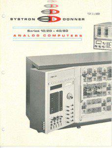 Systron Donner Series[removed]analog computers, 1966