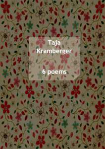 Page| Stran |11 Taja Kramberger 6 poems