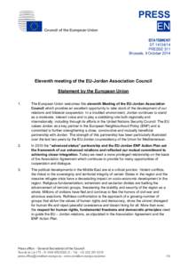 Council of the European Union  PRESS EN STATEMENT ST[removed]