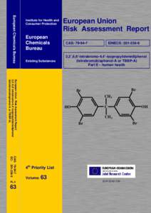 European Chemicals Bureau  Institute for Health and Consumer Protection  European