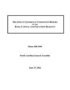 Conference Committee Report