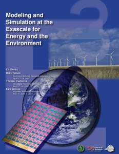 3  E Modeling and Simulation at the Exascale for