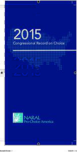 Record2015.inddCongressional Record on Choice
