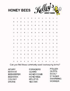 HONEYBEES  Canyouf i ndt hesecommonl