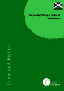 Community Policing: a Review of the Evidence