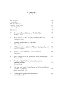 Contents List of Figures Abbreviations List of Contributors Foreword by Ted Peters Acknowledgments