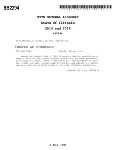*LRB09916213RLC40541b*  SB2294 99TH GENERAL ASSEMBLY State of Illinois