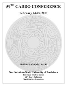 59  TH CADDO CONFERENCE February 24-25, 2017