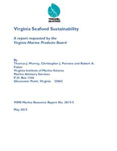 Virginia Seafood Sustainability Background