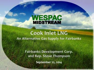 September 22, 2014 1 WesPac Midstream LLC • WesPac was founded in 1998 to develop, own, and operate energy infrastructure projects • Historically, a developer of tank farms, pipelines, marine terminals , rail off-lo