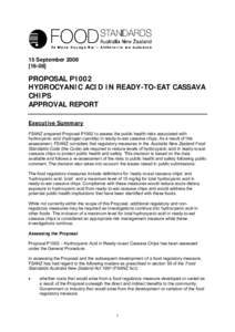 Microsoft Word - P1002 Hydrocyanic acid in cassava chips AppR FINAL.doc