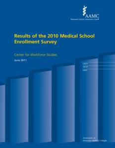 Results of the 2010 Medical School Enrollment Survey Center for Workforce Studies June 2011 Learn Serve