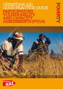 Christian Aid Good Practice Guide PARTICIPATORY VULNERABILITY AND CAPACITY ASSESSMENTS (PVCA)