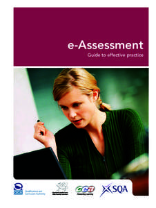 e-Assessment: Guide to effective practice