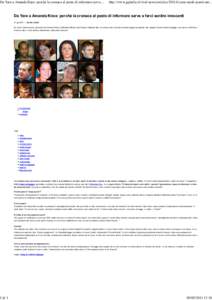 Da Yara a Amanda Knox: perché la cronaca al posto di informare serve[removed]di 1 http://www.gqitalia.it/viral-news/articles[removed]yara-sarah-scazzi-am...