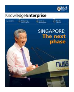 Knowledge Enterprise Sep/Oct[removed]NUS among