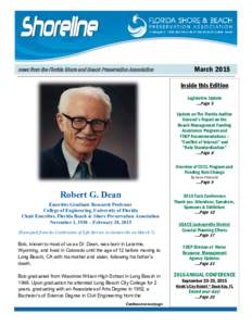Page  March 2015 news from the Florida Shore and Beach Preservation Association