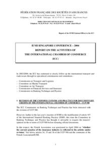Microsoft Word - Report Dubois ICC Singapore.doc