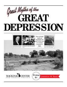Mackinac Center for Public Policy  1 GREAT DEPRESSION