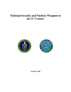 Microsoft Word - _U_ Nuclear Strategy _OSD Policy_ 22 Sep 08.doc
