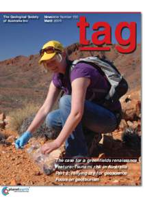 The Geological Society of Australia Inc tag  Newsletter Number 150