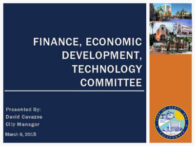 Finance, economic development, technology committee