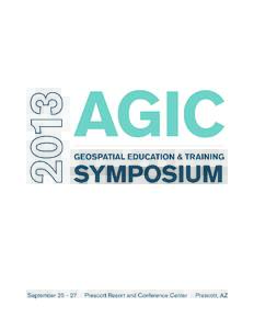 AGIC would like to thank the ASU Institute for Social Science Research for designing the program. AGIC would also like to thank A&E Reprographics for printing and binding the programs.
