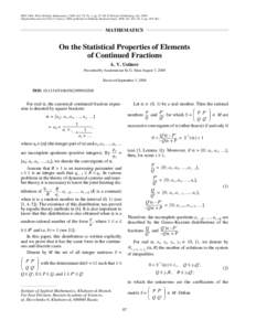 ISSN 1064–5624, Doklady Mathematics, 2009, Vol. 79, No. 1, pp. 87–89. © Pleiades Publishing, Ltd., 2009. Original Russian Text © A.V. Ustinov, 2009, published in Doklady Akademii Nauk, 2009, Vol. 424, No. 4, pp. 45